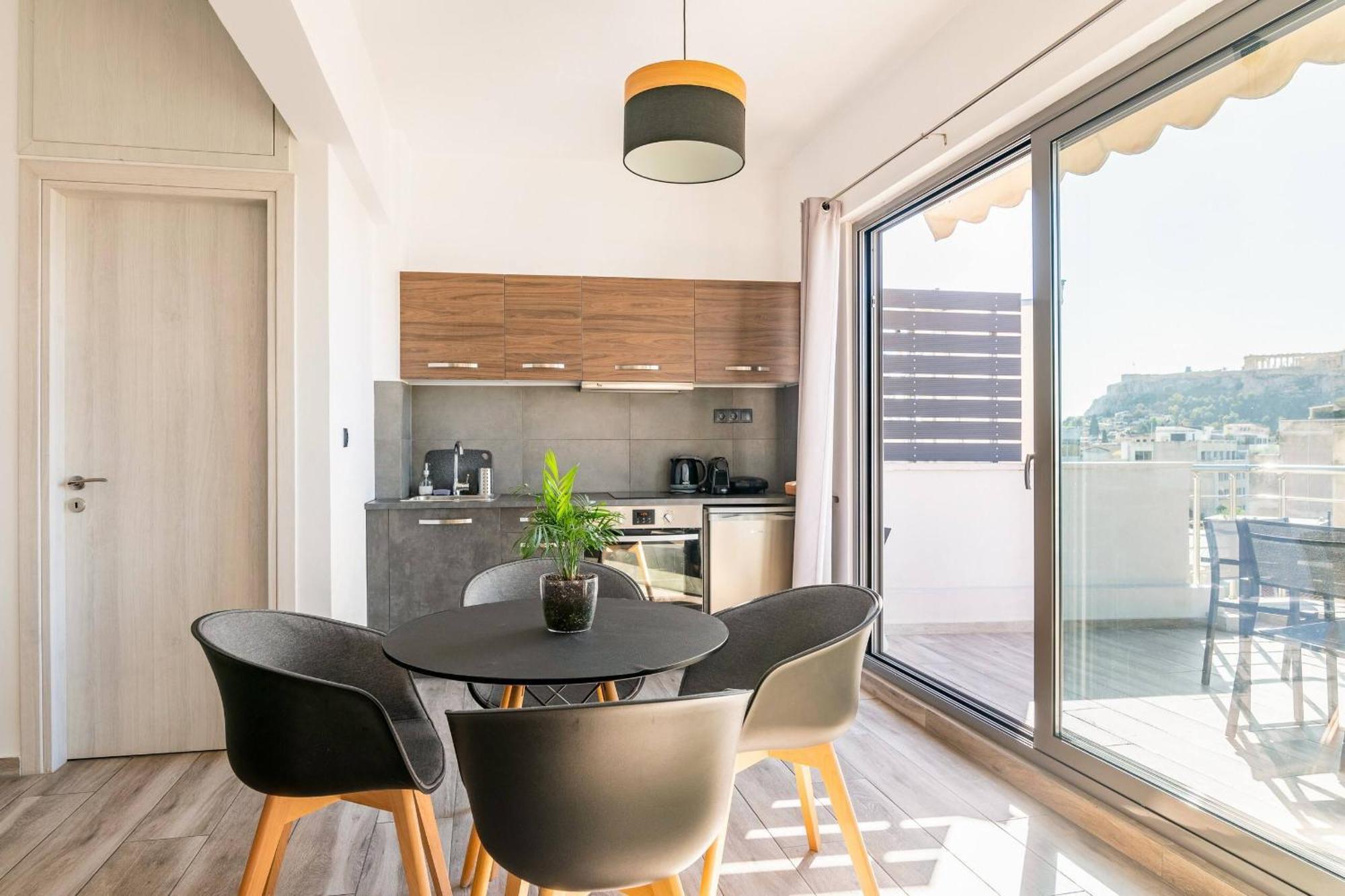 דירות Dreamy Athens Penthouse With Acropolis View מראה חיצוני תמונה